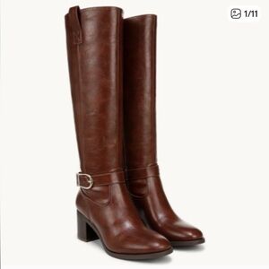 NWT Life Stride Legend Knee High Chestnut Brown Boots